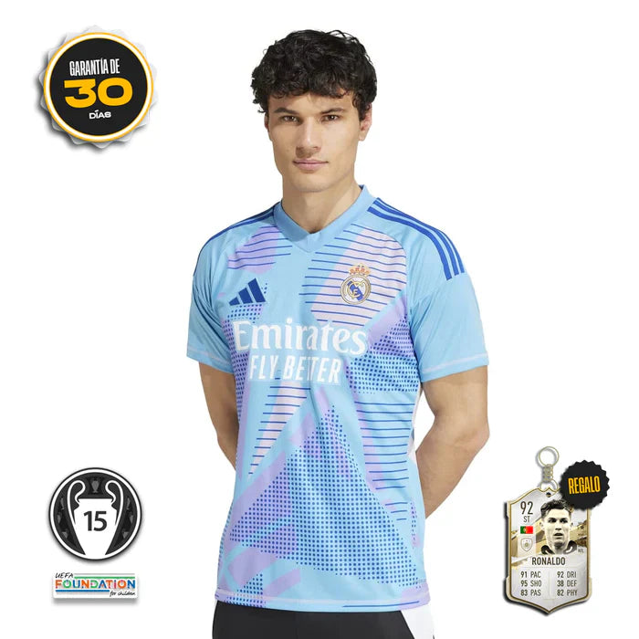 Camiseta Real Madrid Portero Home 2024/25 *OFICIAL* + 5 REGALOS 🎁