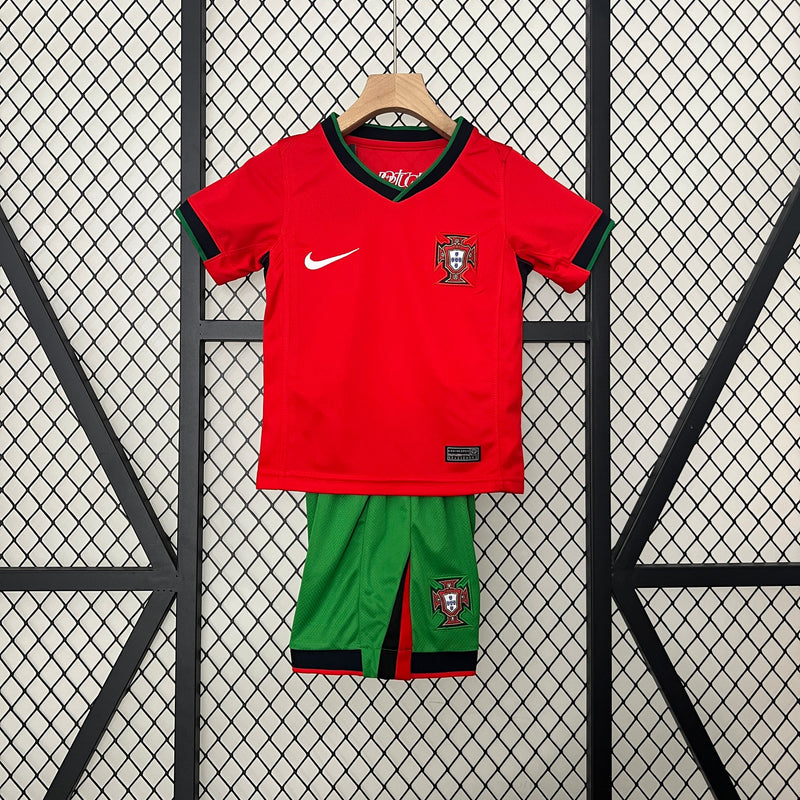 Camiseta Portugal 24/25 - Niños (Pantalón Corto Incluido)