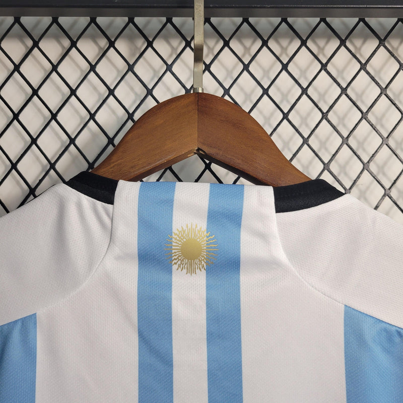 Camiseta Argentina 3 estrellas 2022 - Mujer - Lux Shop