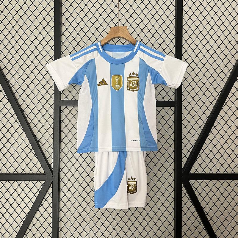 Camiseta Argentina 24/25 - Niños (Pantalón Corto Incluido) - TIENDA ESPAÑA