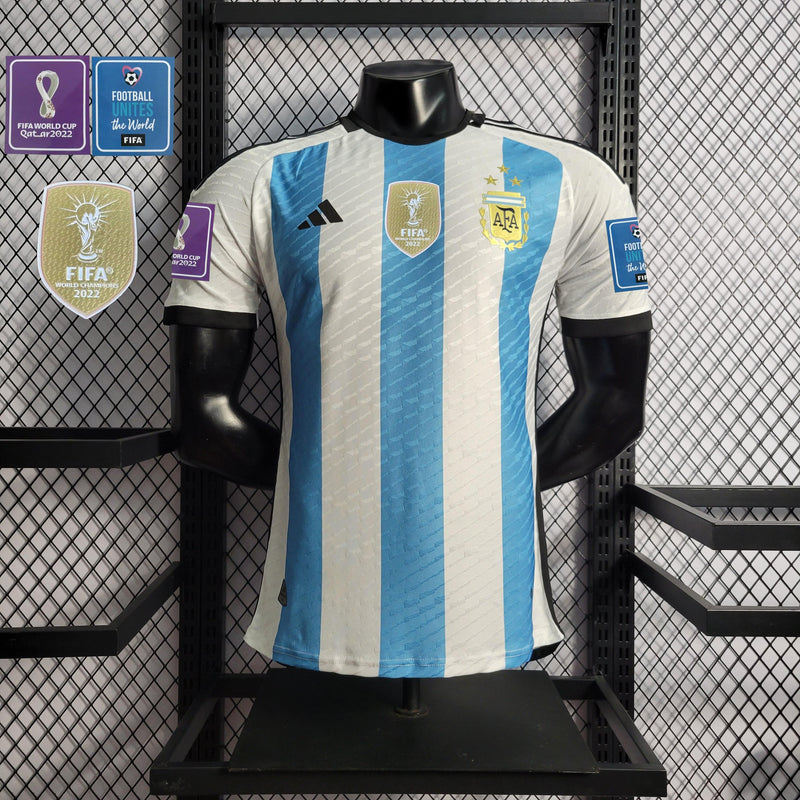 Camiseta De Copa Del Mundo Argentina 2022 (JUGADOR) - Lux Shop ©