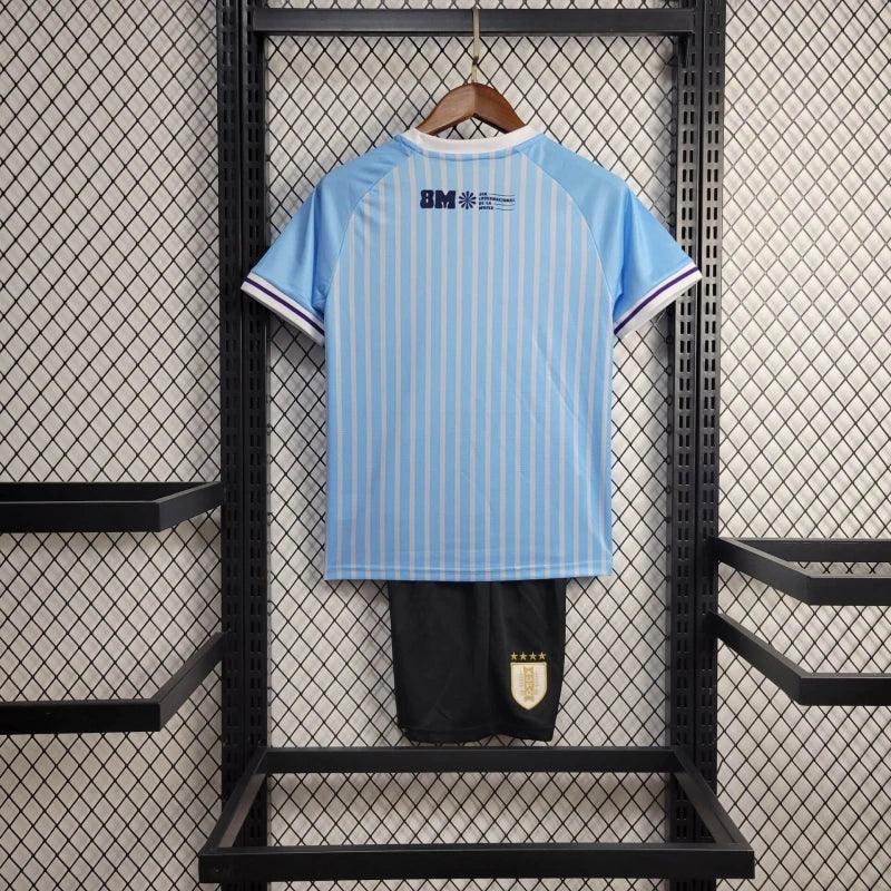 Camiseta Uruguay 24/25 - Niños (Pantalón Corto Incluido) - TIENDA LUXSHOP