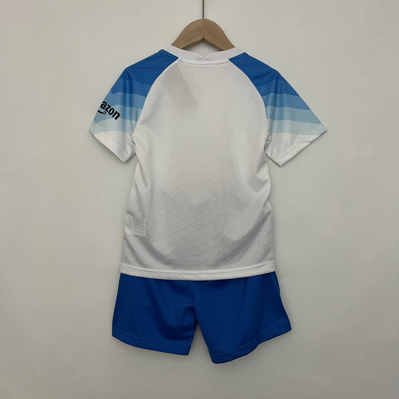 Camiseta Napoli 23/24 - Niños (Pantalón Corto Incluido) (Medidas en la Descripción) - Lux Shop