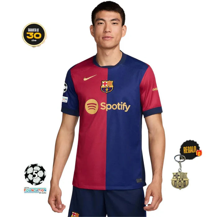 Barcelona Hombre Primera Equipación Spotify 24/25   *OFICIAL* + 5 REGALOS 🎁