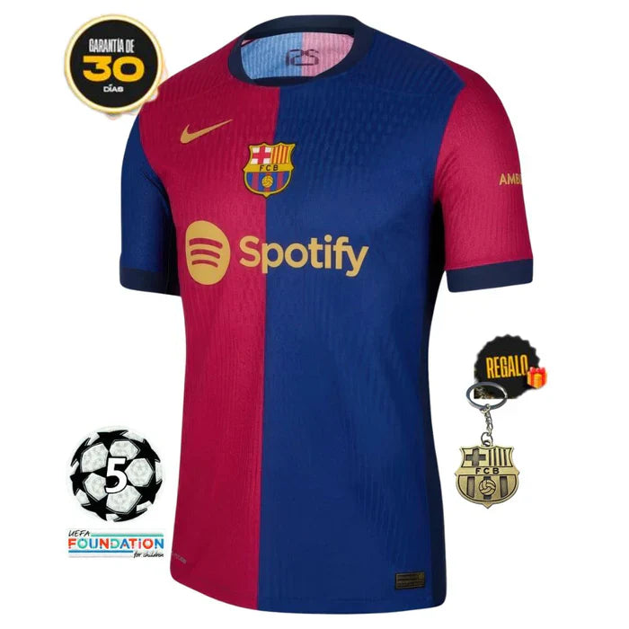 Barcelona Hombre Primera Equipación Spotify 24/25   *OFICIAL* + 5 REGALOS 🎁