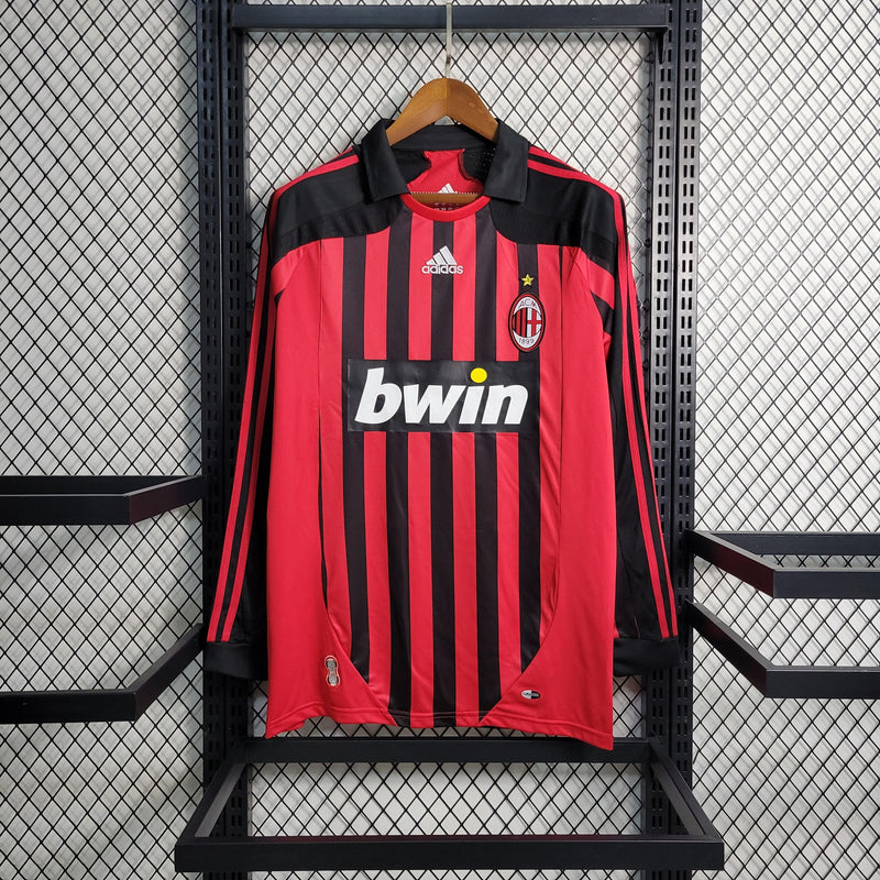 Camiseta AC Milan Manga Larga 07/08 Retro - TIENDA LUXSHOP