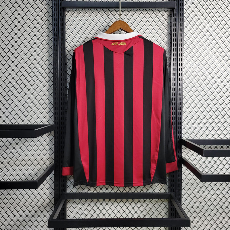 Camiseta AC Milan (Manga Larga) 09/10 Retro - TIENDA LUXSHOP