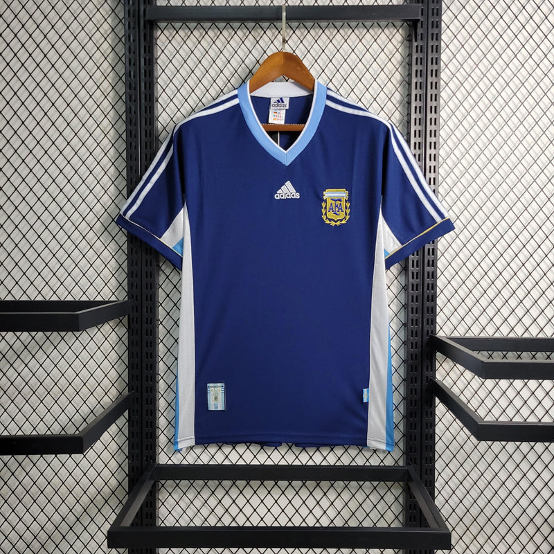 Camiseta Argentina 1998 Retro - TIENDA LUXSHOP