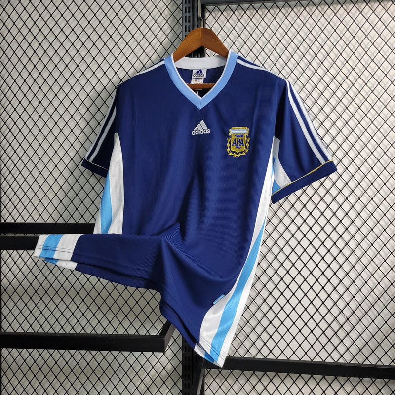 Camiseta Argentina 1998 Retro - TIENDA LUXSHOP