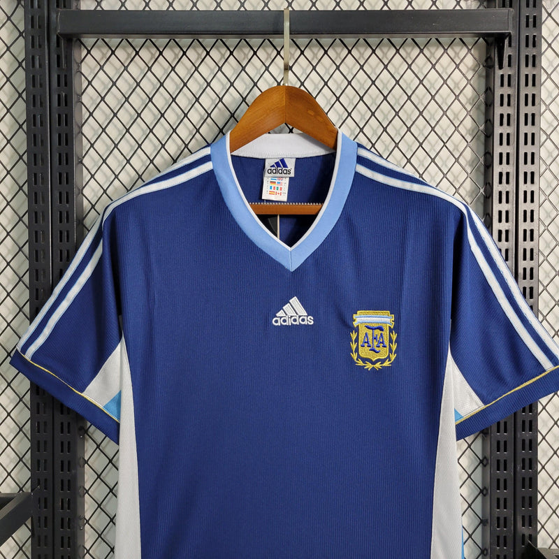 Camiseta Argentina 1998 Retro - TIENDA LUXSHOP