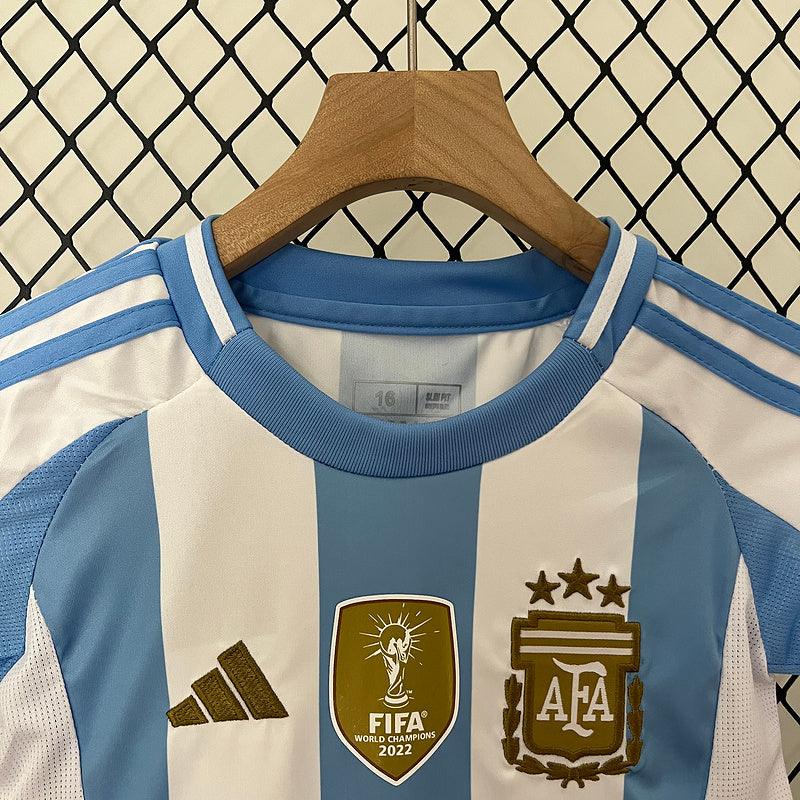 Camiseta Argentina 24/25 - Niños (Pantalón Corto Incluido) - TIENDA ESPAÑA