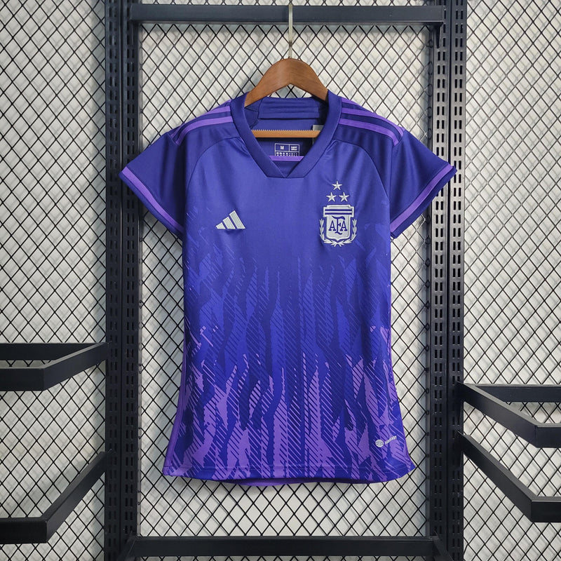 Camiseta Argentina 3 estrellas 2022 - Mujer - Lux Shop