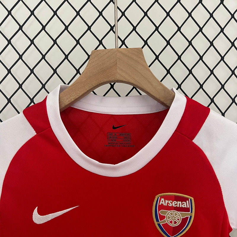 Camiseta Arsenal 02/04 - Niños (Pantalón Corto Incluido) RETRO - TIENDA LUXSHOP