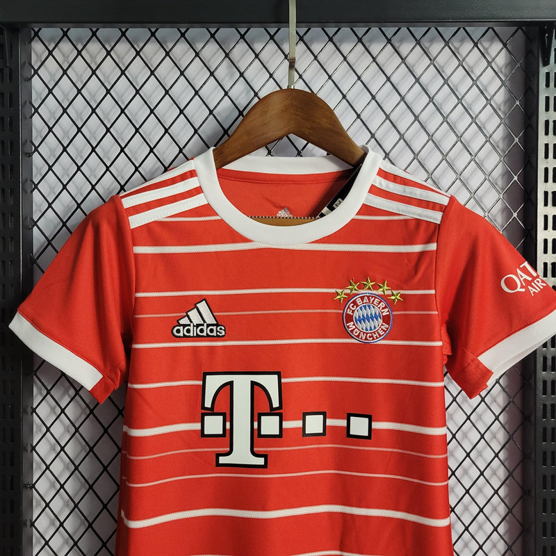 Camiseta Bayern Munich 22/23 - Niños (Pantalón Corto Incluido) - Lux Shop