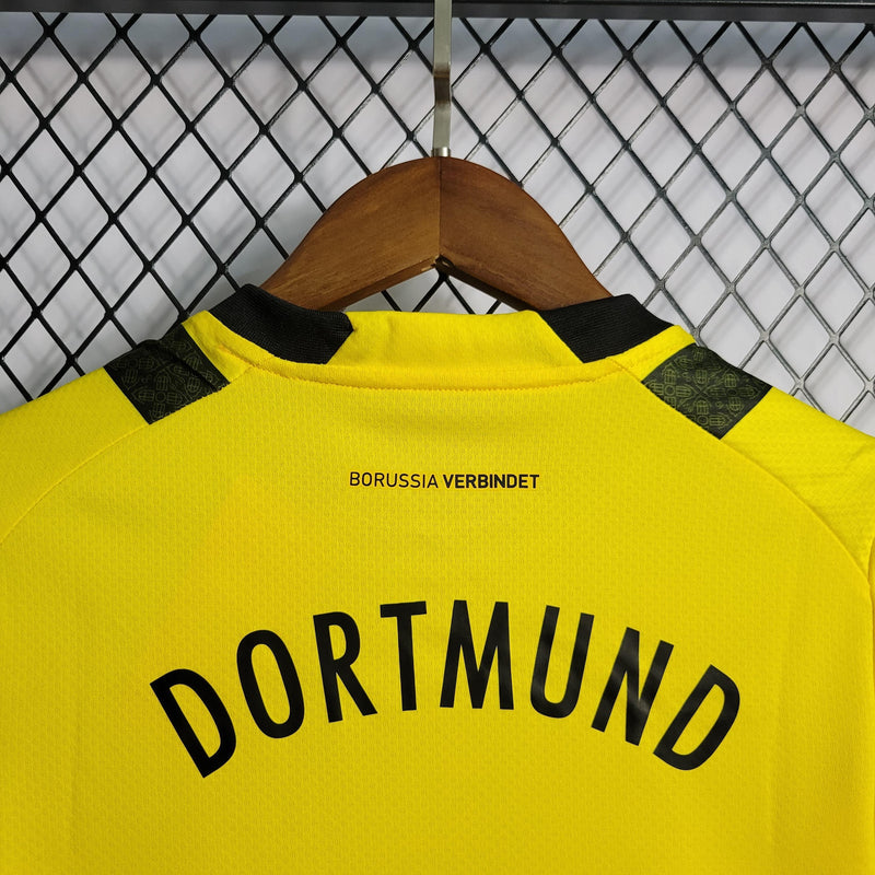 Camiseta BVB Dortmund 22/23 - Niños (Pantalón Corto Incluido) - Lux Shop