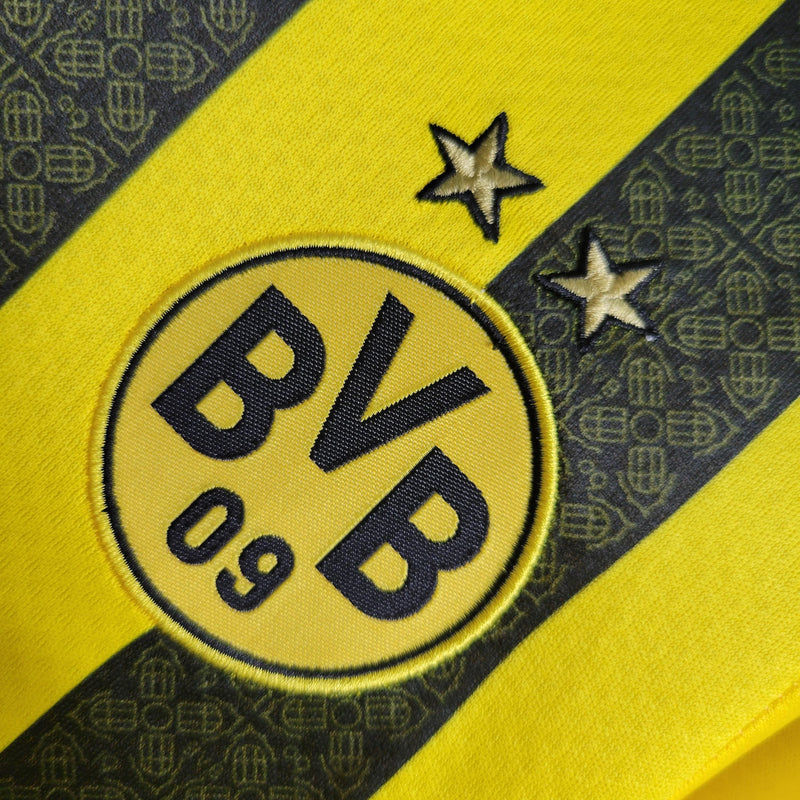 Camiseta BVB Dortmund 22/23 - Niños (Pantalón Corto Incluido) - Lux Shop