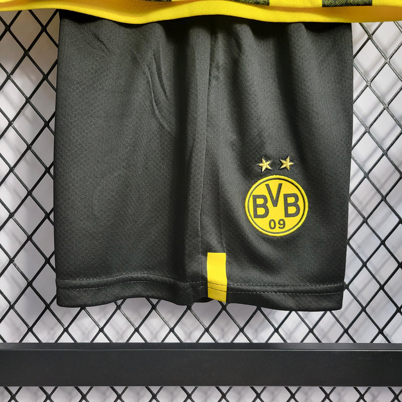 Camiseta BVB Dortmund 22/23 - Niños (Pantalón Corto Incluido) - Lux Shop