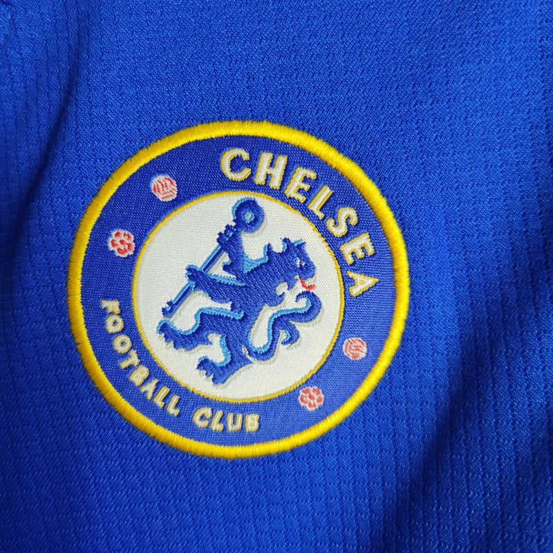 Camiseta Chelsea 22/23 - Niños (Pantalón Corto Incluido) - Lux Shop