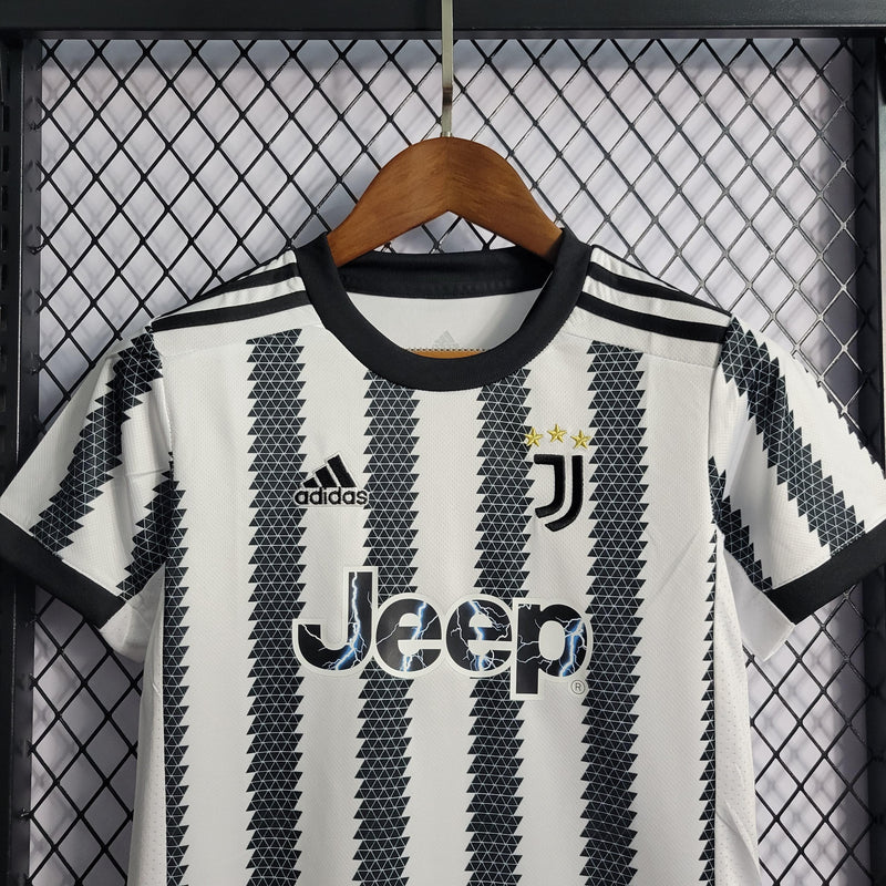 Camiseta Juventus 22/23 - Niños (Pantalón Corto Incluido) - Lux Shop