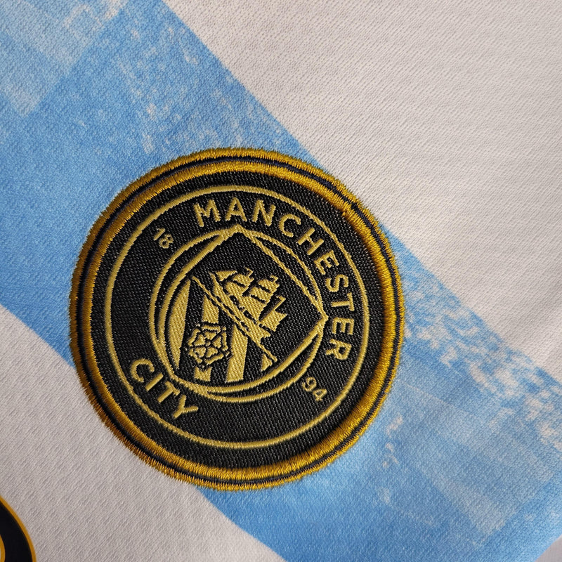 Camiseta Manchester City Edición Limitada 22/23 - Niños (Pantalón Corto Incluido) - Lux Shop