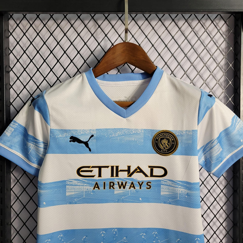 Camiseta Manchester City Edición Limitada 22/23 - Niños (Pantalón Corto Incluido) - Lux Shop