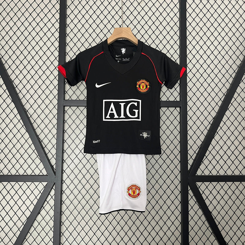 Camiseta Manchester United 07/08 - Niños (Pantalón Corto Incluido) RETRO - TIENDA LUXSHOP