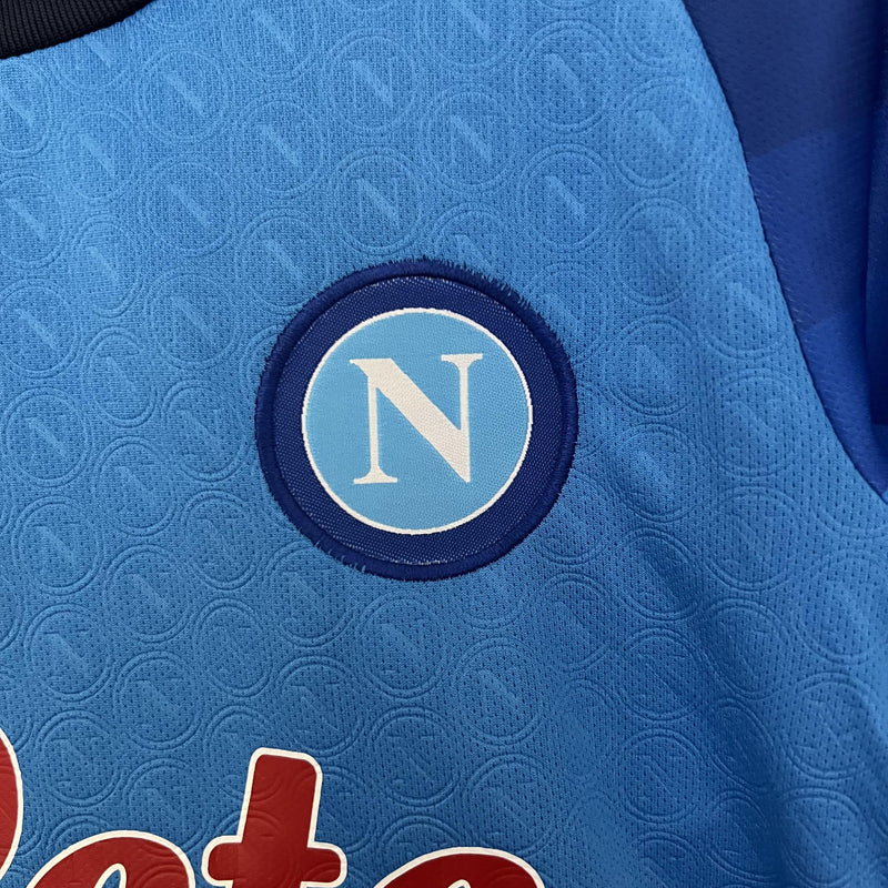 Camiseta Napoli 23/24 - Niños (Pantalón Corto Incluido) (Medidas en la Descripción) - Lux Shop