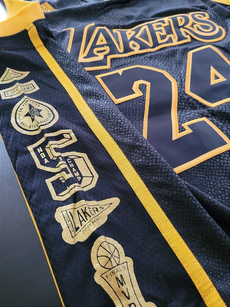 Camiseta NBA Lakers Kobe Bryant Black Mamba Edição Especial Rara - Lux Shop