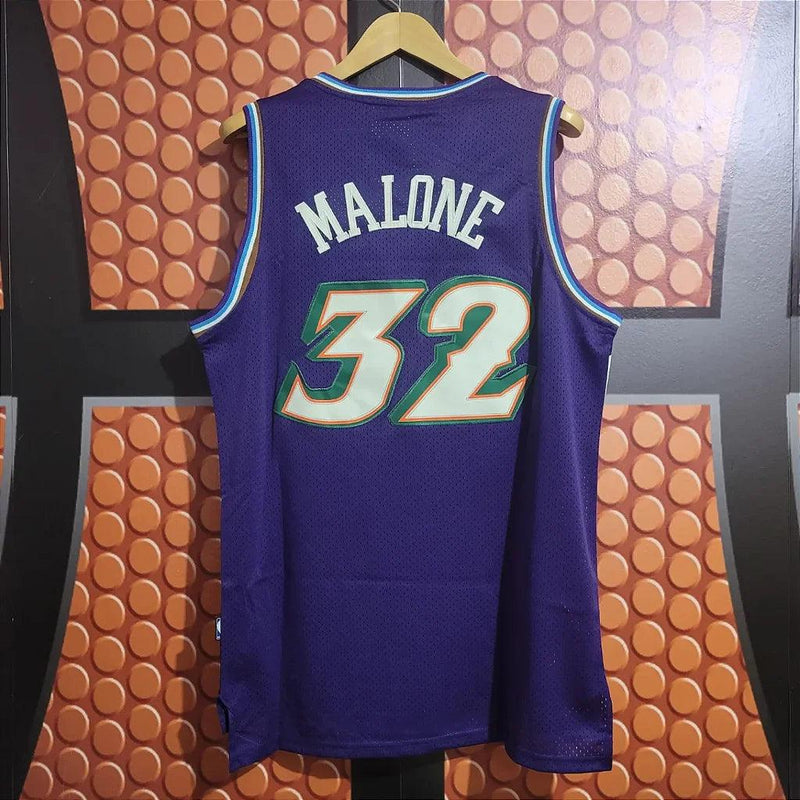 Camiseta NBA Utah Jazz Karl Malone Retrô - Lux Shop