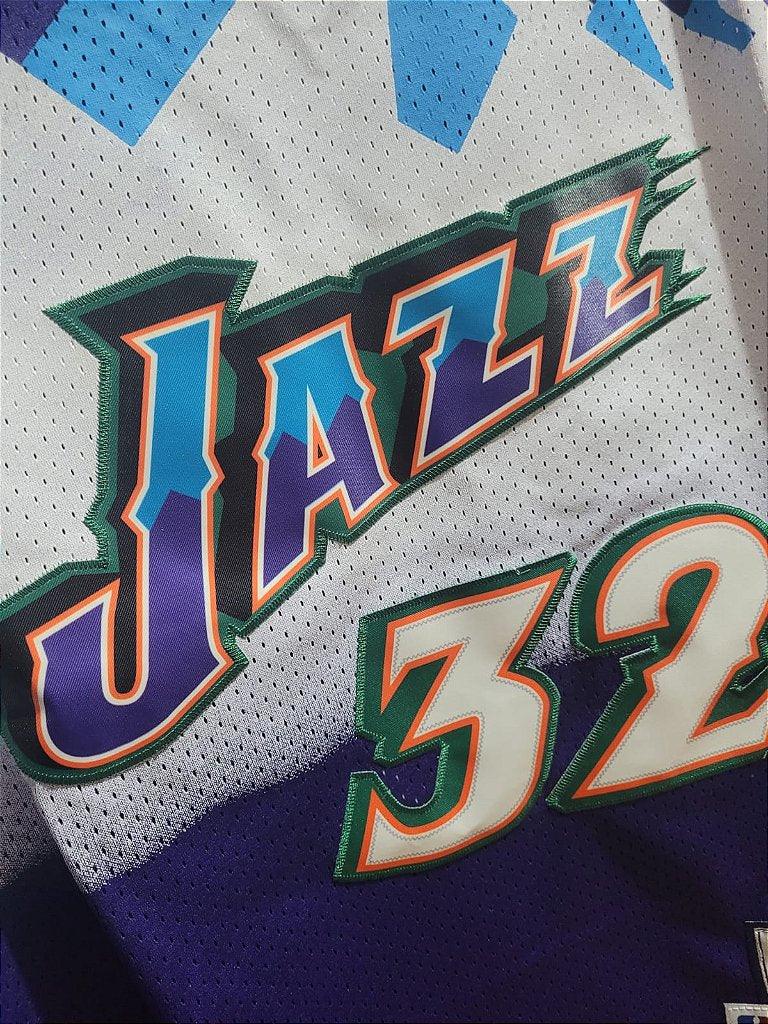 Camiseta NBA Utah Jazz Karl Malone Retrô - Lux Shop