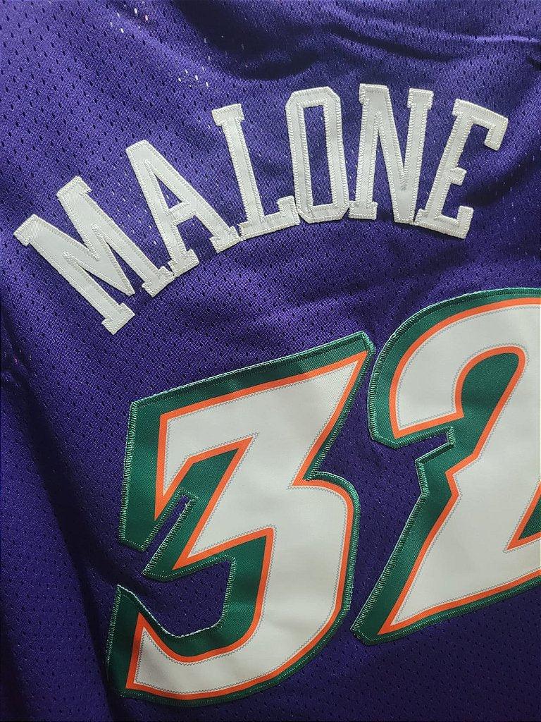 Camiseta NBA Utah Jazz Karl Malone Retrô - Lux Shop