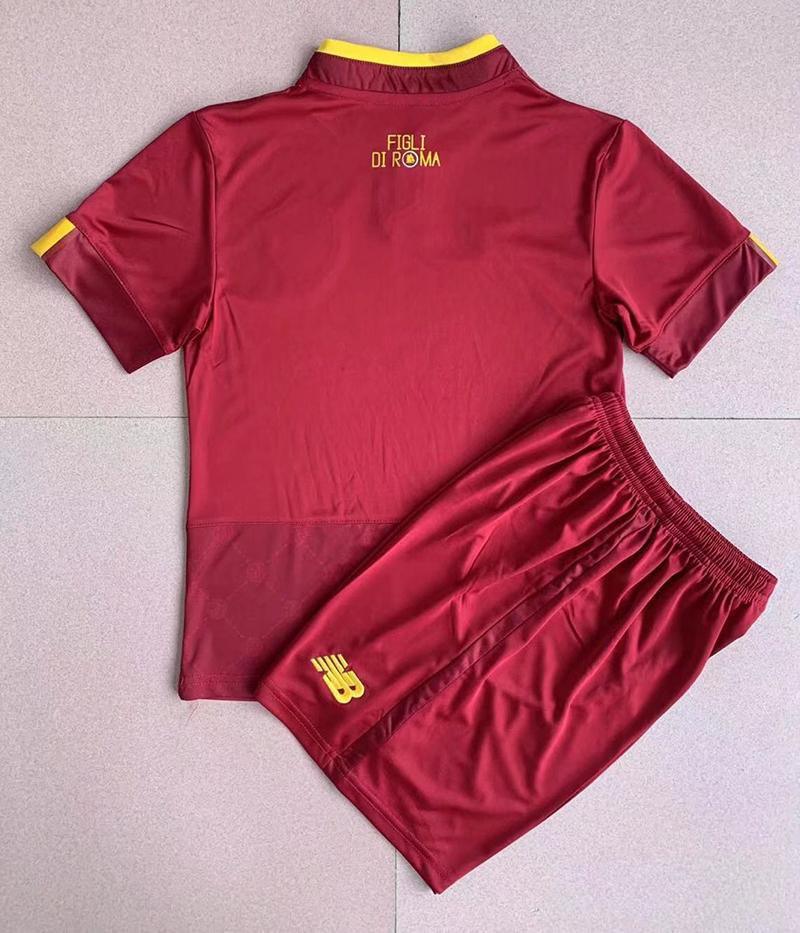 Camiseta Roma 22/23 - Niños (Pantalón Corto Incluido) (Medidas en la Descripción) - Lux Shop