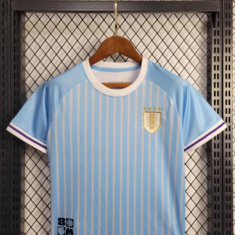 Camiseta Uruguay 24/25 - Niños (Pantalón Corto Incluido) - TIENDA LUXSHOP