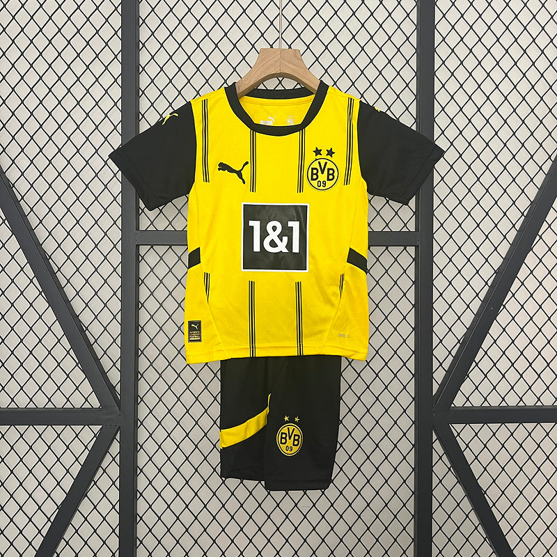 Camiseta Borussia Dortmund 24/25 - Niños (Pantalón Corto Incluido)