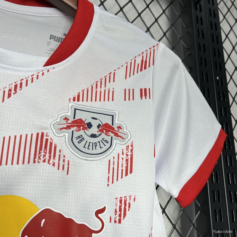 Camiseta RB Leipzig 24/25 - Niños (Pantalón Corto Incluido)