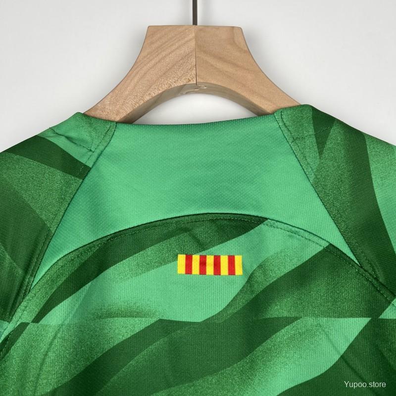 Camiseta Barcelona PORTERO 23/24 - Niños (Pantalón Corto Incluido) - Lux Shop
