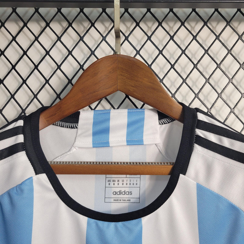 Camiseta Argentina 3 estrellas 2022 - Mujer - Lux Shop