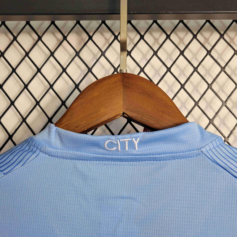Camiseta Manchester City 23/24 - Niños (Pantalón Corto Incluido) - Lux Shop