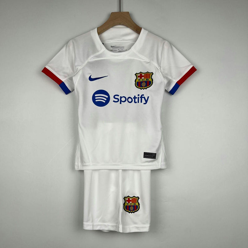 Camiseta Barcelona 23/24 - Niños (Pantalón Corto Incluido) - Lux Shop