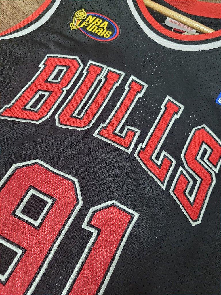 Camiseta NBA Chicago Bulls Denis Rodman - 1997/98 Retrô - Lux Shop