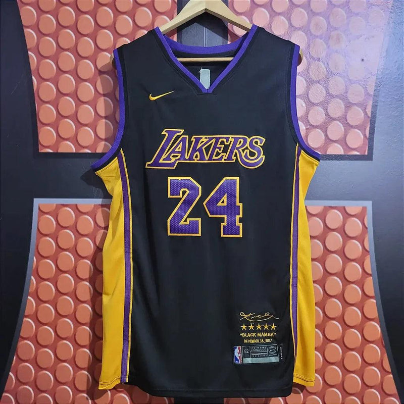 Camiseta NBA Lakers Kobe Bryant Preta - Lux Shop