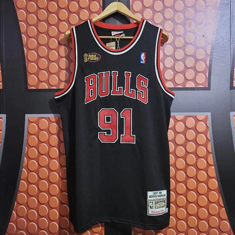 Camiseta NBA Chicago Bulls Denis Rodman - 1997/98 Retrô - Lux Shop