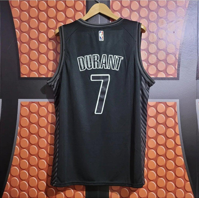 Camiseta NBA Brooklyn Nets Kevin Duran 2023 Preta - Lux Shop